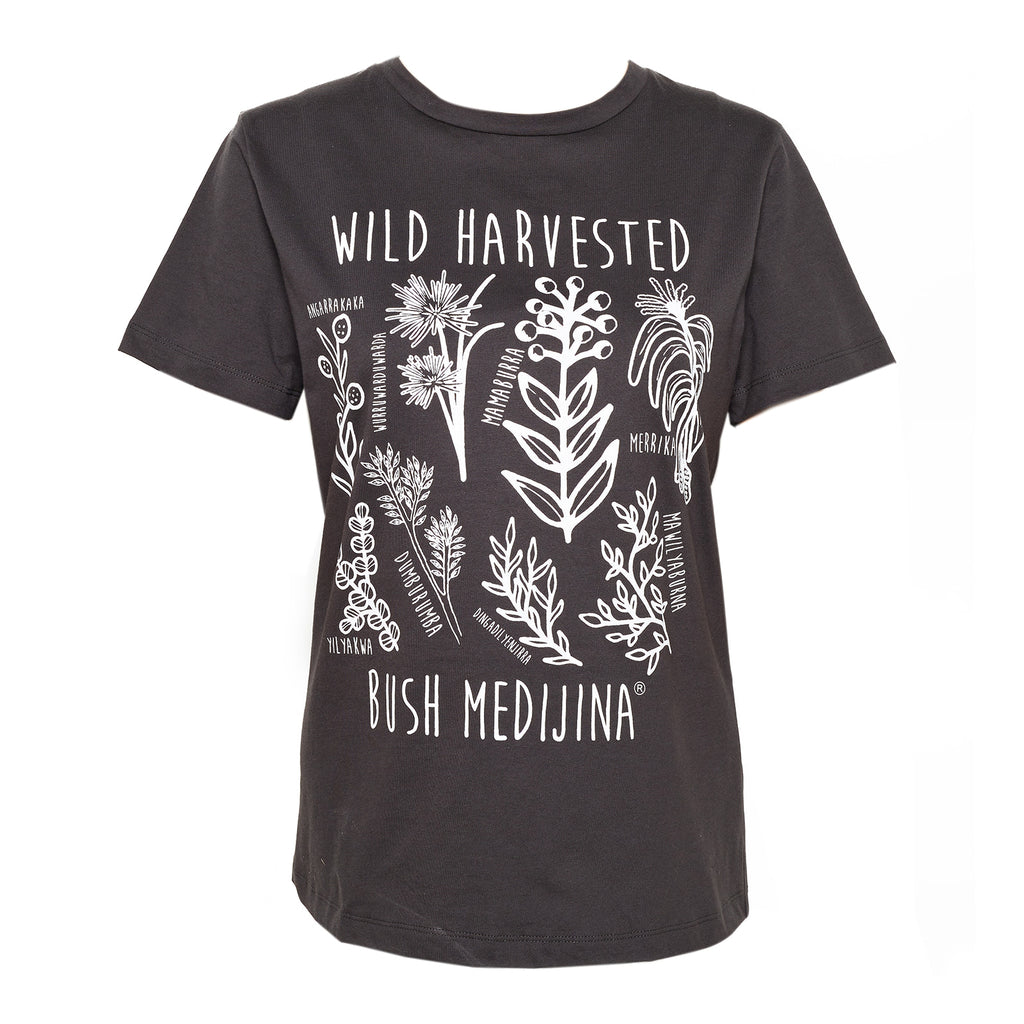 Wild-Harvested Tee - Charcoal